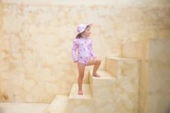 Tales Of The Sun - Long Sleeve Girls Swimsuit | Seashells - Tales Of The Sun