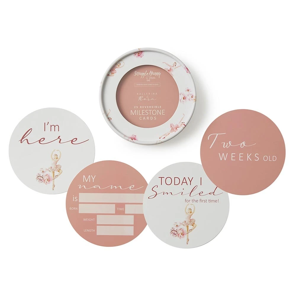 Snuggle Hunny Kids - Reversible Milestone Cards | Ballerina & Rosa - Snuggle Hunny Kids Snuggle Hunny Kids - Reversible Milestone Cards | Ballerina & Rosa - Snuggle Hunny Kids -MY LITTLE SHOP 120000026 d2ffd1c9 221b 4ec2 8297 7dd8e3762f3b