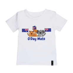 MLW By Design - G'Day Mate Tee | White Or Black - MLW By Design
