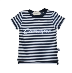 Carrington Kids - Stripe White And Black Tee - Carrington Kids