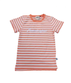 Carrington Kids - Stripe White And Orange Tee - Carrington Kids