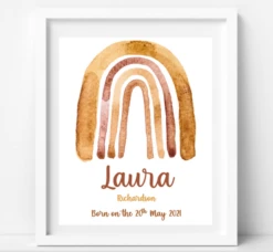 BabyCusch - Rainbow Name Frame - BabyCusch