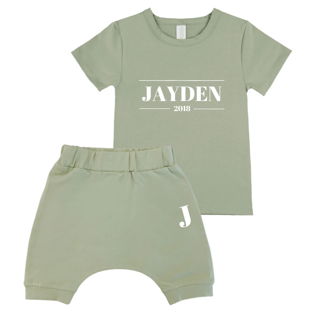 MLW By Design - Personalised Signature Short Set | Sage | Limited Edition - MLW By Design MLW By Design - Personalised Signature Short Set | Sage | Limited Edition - MLW By Design -MY LITTLE SHOP 2 bbfc5742 0511 4049 bec5 6bd3be1281ae