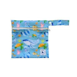 Little E & Co - Reusable Mini Wet Bag | Ocean - Little E & Co