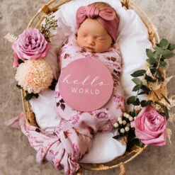 Snuggle Hunny Kids - Organic Muslin Wrap | Blossom - Snuggle Hunny Kids