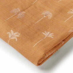 Snuggle Hunny Kids - Organic Muslin Wrap | Bronze Palm - Snuggle Hunny Kids -MY LITTLE SHOP 50000024 1
