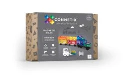 Connetix Tiles - 50 Piece Rainbow Transport Pack - Connetix Tiles