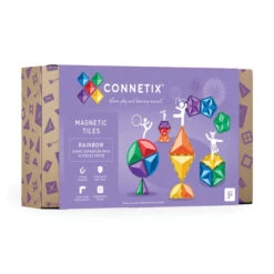 Connetix Tiles - 36 Piece Rainbow Shape Expansion Pack - Connetix Tiles