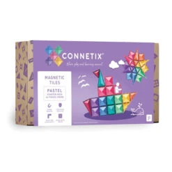 Connetix Tiles - 64 Piece Pastel Starter Pack - Connetix Tiles