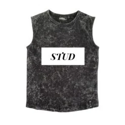 MLW By Design - Stud Stonewash Tank - MLW By Design