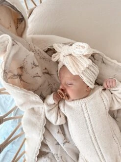 Pop Ya Tot - Fur Lined Cot Blanket | Nightingale - Pop Ya Tot