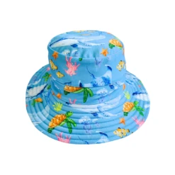 Little E & Co - Reversible Swim Hat | Ocean - Little E & Co
