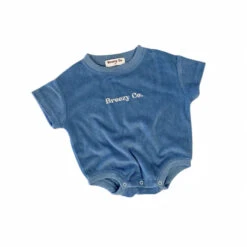 Breezy Co. - Terry Bubble Romper | Azure - Breezy Co.