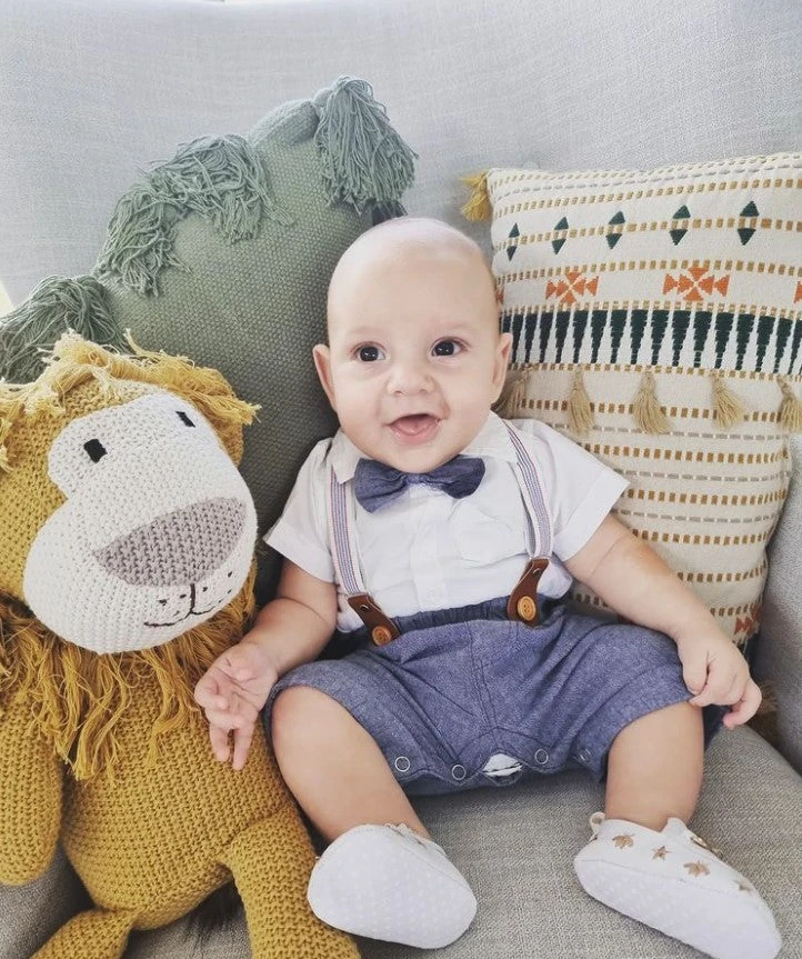 Arlo Bow Tie & Suspenders Set | Blue - Affordable Baby Arlo Bow Tie & Suspenders Set | Blue - Affordable Baby -MY LITTLE SHOP Arl