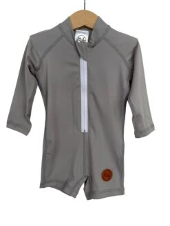 Kicky Swim - One Piece Rashguard Suit | Ash Grey - Kicky Swim