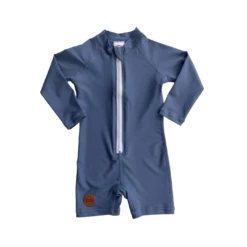 Kicky Swim - One Piece Rashguard Suit | Hamptons Blue - Kicky Swim