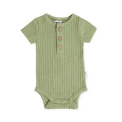 Indigo & Lellow - Jamie Bodysuit | Rib Fern Green - Indigo & Lellow