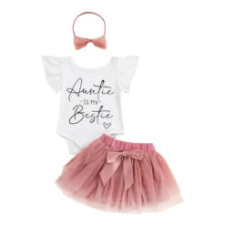 Auntie's Bestie Tutu Set - Affordable Baby