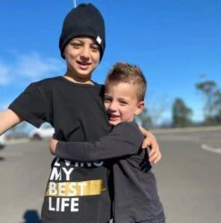 MLW By Design - Living My Best Life Tee | Pink Or Gold Print - MLW By Design -MY LITTLE SHOP Bestlife