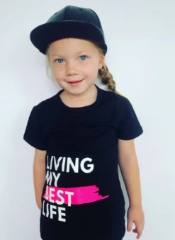 MLW By Design - Living My Best Life Tee | Pink Or Gold Print - MLW By Design -MY LITTLE SHOP Bestlifepink 0983a826 2dd9 49c0 9b1f f394b9f19028