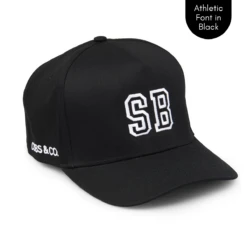 Cubs & Co - PERSONALISED BLACK W/ INITIALS | ATHLETIC BLACK PRINT - Cubs & Co