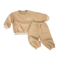 Breezy Co. - Fleece Tracksuit | Latte - Breezy Co.