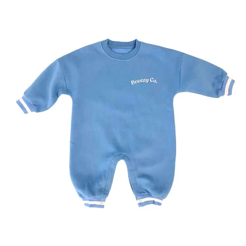 Breezy Co. - Fleece Romper | Blue - Breezy Co. Breezy Co. - Fleece Romper | Blue - Breezy Co. -MY LITTLE SHOP BlackWhiteElegantClassicMinimalistPersonalMonogramLogo 8