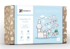 Connetix Tiles - 34 Piece Clear Pack - Connetix Tiles