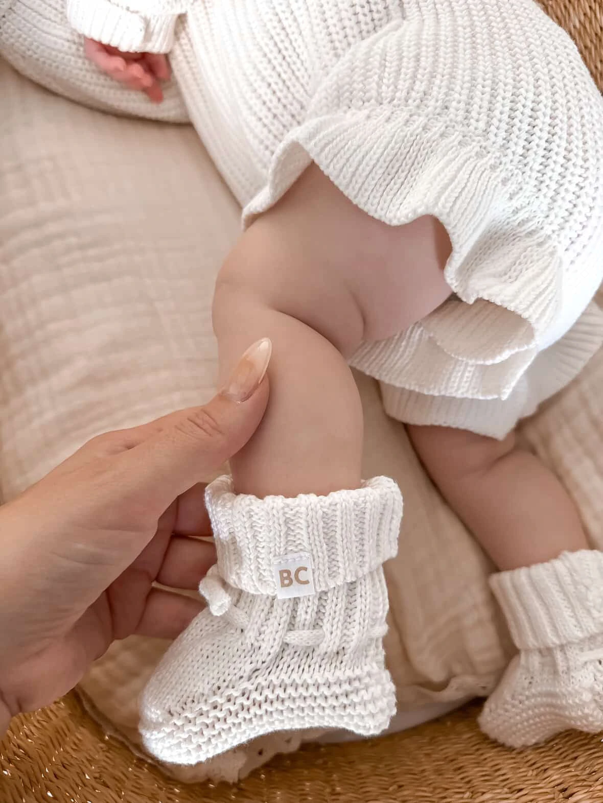 Breezy Co. - Knit Booties | Milk - Breezy Co. Breezy Co. - Knit Booties | Milk - Breezy Co. -MY LITTLE SHOP CFE024DE 202E 4D5A 971F CEA72BD8F068