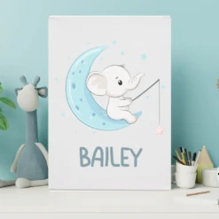 MLW By Design - Elephant Name Canvas Print - MLW By Design