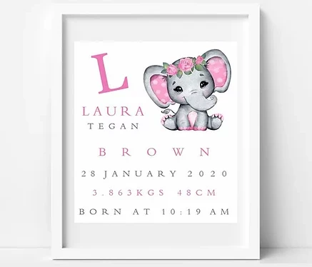 BabyCusch - Pink Floral Elephant Frame - BabyCusch BabyCusch - Pink Floral Elephant Frame - BabyCusch -MY LITTLE SHOP Capture 3938c10c 833c 42d7 bdc1 0e5bf5865cbb
