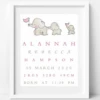 BabyCusch - Pink Elephant Train Family Frame - BabyCusch -MY LITTLE SHOP Capture f103c257 b4a5 45b2 8d9e 45e4b548ffac