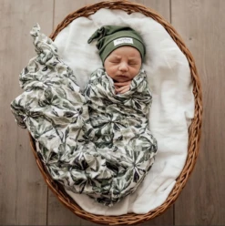 Snuggle Hunny Kids - Organic Muslin Wrap | Evergreen - Snuggle Hunny Kids