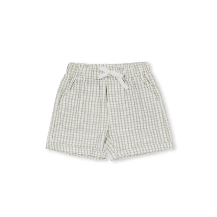 Indigo & Lellow - Cary Pocket Shorts | Sage Gingham - Indigo & Lellow Indigo & Lellow - Cary Pocket Shorts | Sage Gingham - Indigo & Lellow -MY LITTLE SHOP Carypocketshorts SageGingham