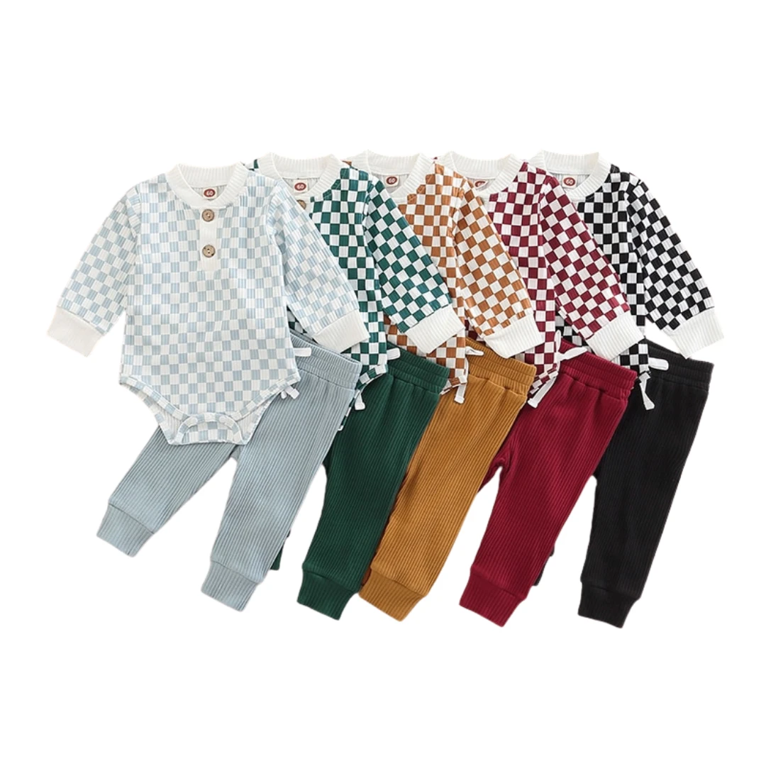 Ribbed Checkered Set | Rust - Affordable Baby Ribbed Checkered Set | Rust - Affordable Baby -MY LITTLE SHOP ColourChoice1 1 ff24ee6a 1be3 45cc 8f74 85b958ab4a6c