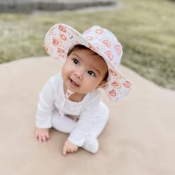 Cubs & Co - Sunshine & Rainbows Bucket Hat - Cubs & Co -MY LITTLE SHOP Credit sarahlarke cubsandco baby bucket hat 5 576x576 34f872ab 5ad9 410a be22 f7f982868586