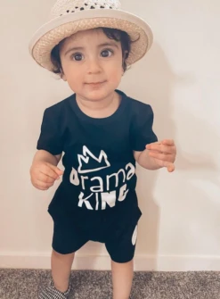 MLW By Design - Drama King Tee | Various Colours - MLW By Design -MY LITTLE SHOP DRAMAKING