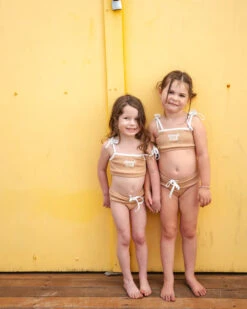 Ohana Club - Rib Ohana Bikini Crop | Nougat - Ohana Club -MY LITTLE SHOP DSC00484