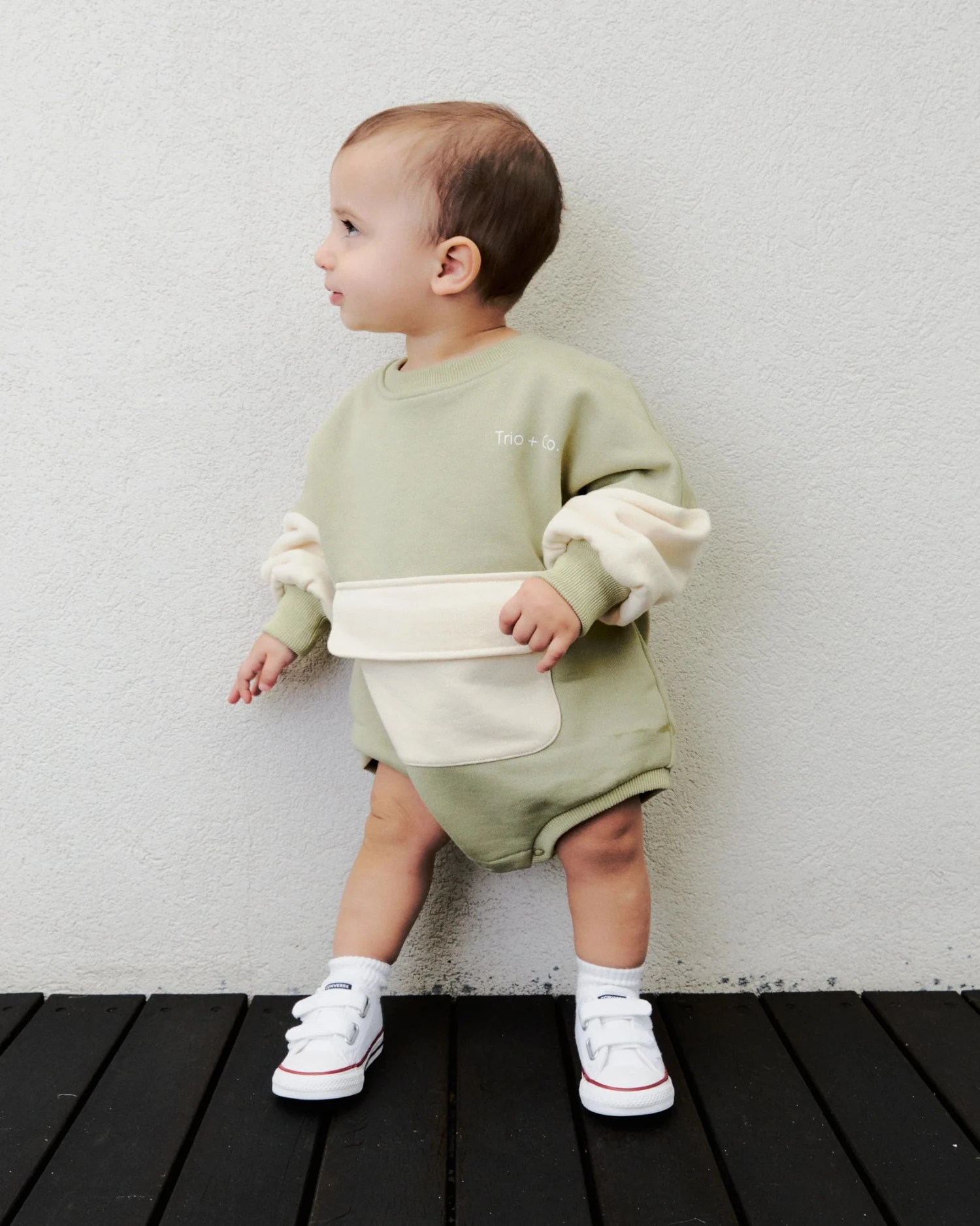 Trio & Co. - Romper | Khaki - Trio & Co. Trio & Co. - Romper | Khaki - Trio & Co. -MY LITTLE SHOP DSC 6230