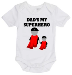 The Dad Squad - Dad’s My Superhero Baby Onesie - The Dad Squad