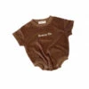 Breezy Co. - Terry Bubble Romper | Chocolate - Breezy Co.