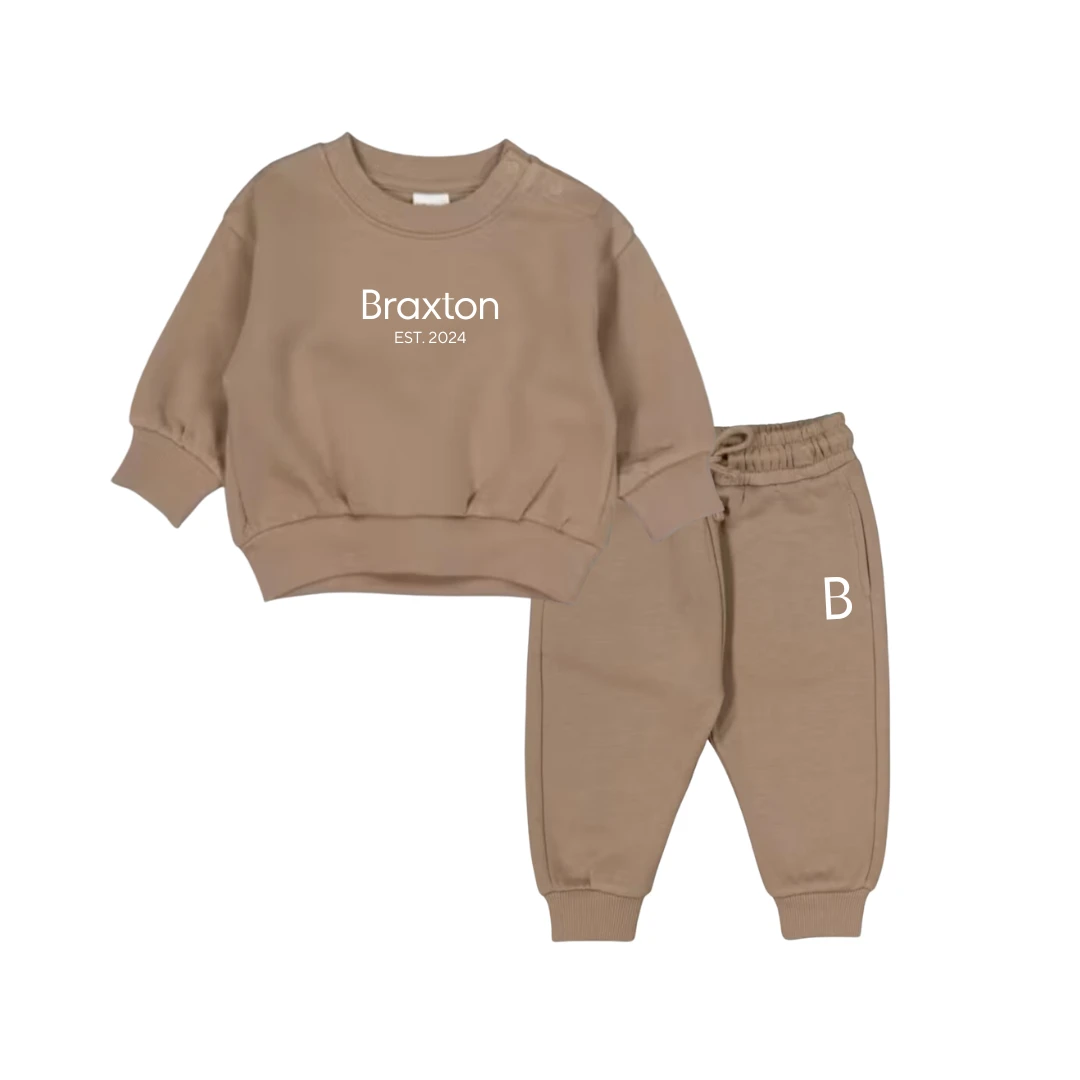 MLW By Design - Established Personalised Tracksuit | Brown - MLW By Design MLW By Design - Established Personalised Tracksuit | Brown - MLW By Design -MY LITTLE SHOP ESTABLISHEDTRACKSUITS 5