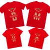 MLW By Design - Matching Personalised Family Christmas Name Tees | Various Colours - MLW By Design -MY LITTLE SHOP FAMILYXMAS