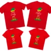 MLW By Design - Matching Personalised Family Elf Name Tee | Various Colours - MLW By Design -MY LITTLE SHOP FAMILYXMAS 1