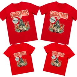 MLW By Design - Matching Iconic Christmas Tee | Various Colours - MLW By Design -MY LITTLE SHOP FAMILYXMAS 3