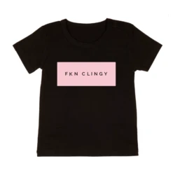 MLW By Design - FKN CLINGY™ Tee | Pink Print | Black Or White - MLW By Design