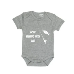 MLW By Design - Gone Fishing With Dad Bodysuit | Various Colours - MLW By Design -MY LITTLE SHOP FRONT 2022 01 21T103334.454