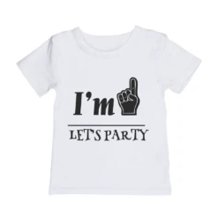 MLW By Design - I’m 1 Let’s Party Tee | White Or Black - MLW By Design