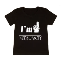 MLW By Design - I’m 1 Let’s Party Tee | White Or Black - MLW By Design -MY LITTLE SHOP FRONT 2022 01 24T103835.293