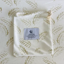 Anchor & Arrow - Cot Sheet | Gold Fern - Anchor & Arrow